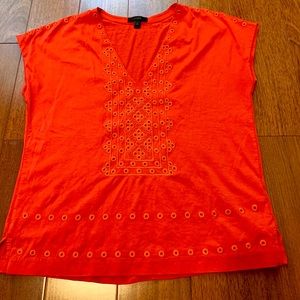 Oversized J crew V-neck T-shirt